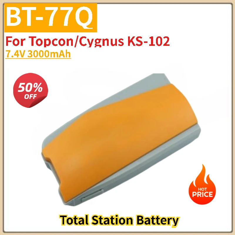 Total Station battery BT-77Q 7.4V 3000mAh for Topcon/Cygnus KS-102 Brand-New High Quality Replacement Battery