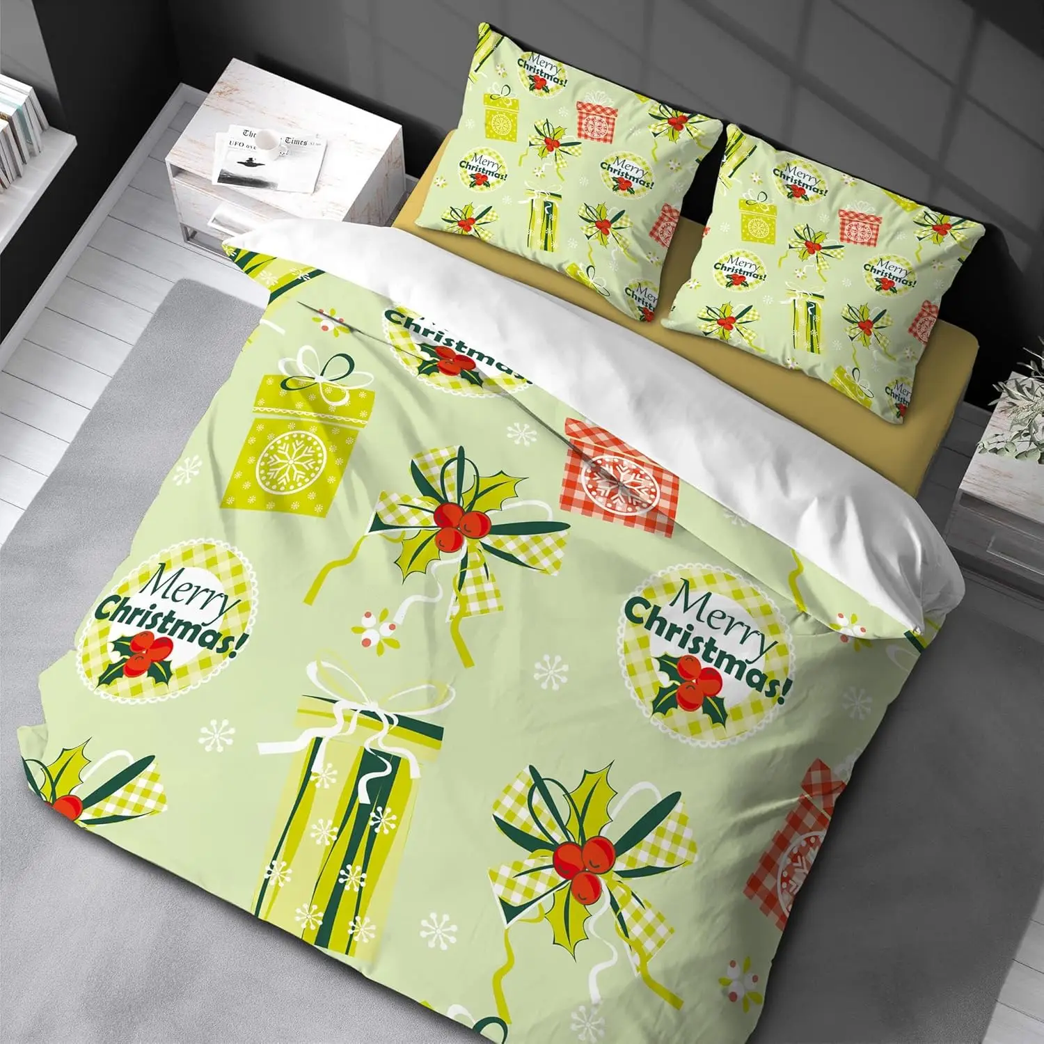 Cartoon Anime Bedding Set 135x200cm With 2 Pillowcases 40x80cm Luxury Gift Kids Quilt Duvet Comforter Cover