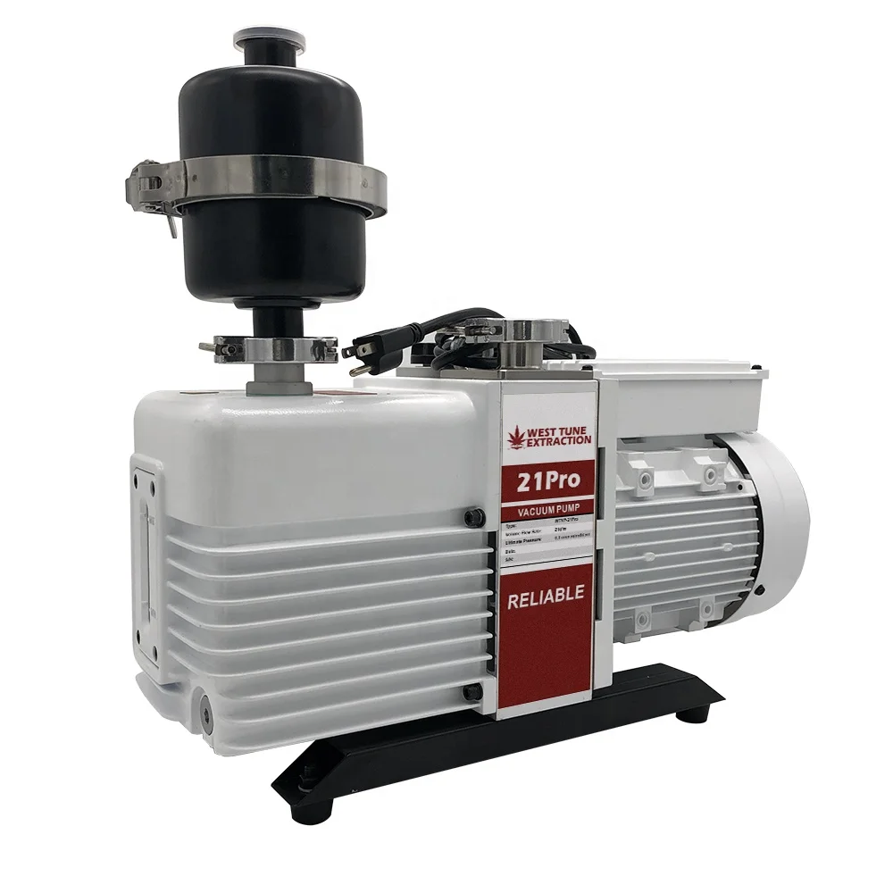 West Tune WTVP-21Pro 21cfm Corro sion resiste la pompa elettrica ad alto vuoto a palette rotanti a 2 stadi