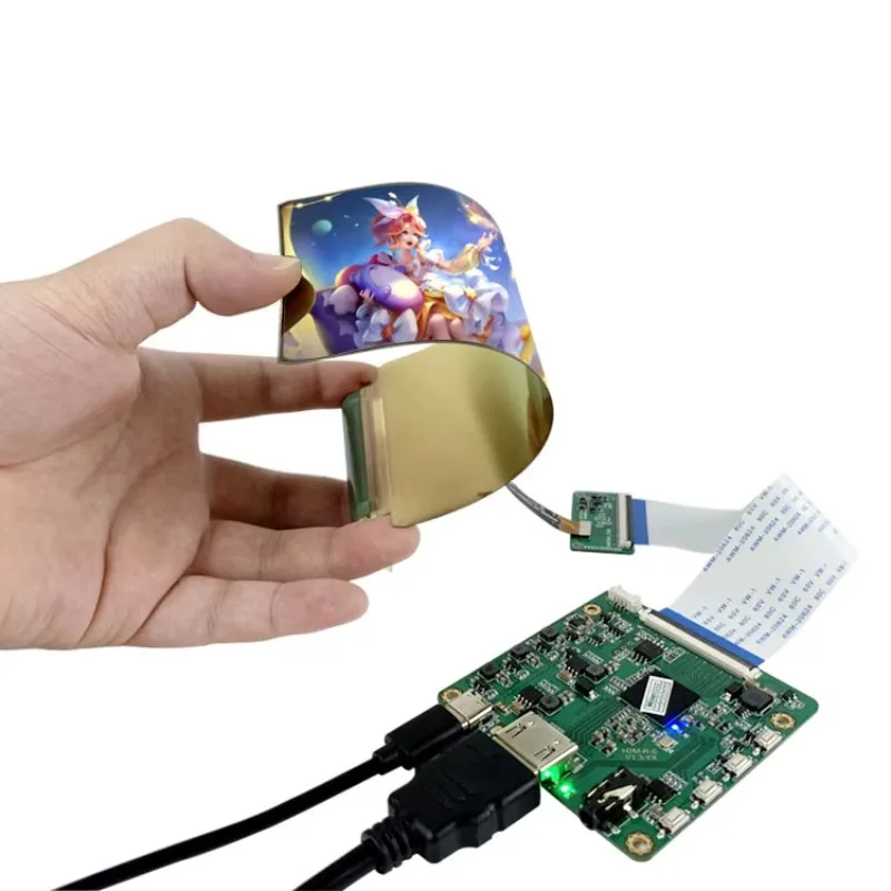 Landscape By Default 6 Inch 2k Flexible Screen MiPi Adjustable Brightness 2880*1440 Amoled Display Module