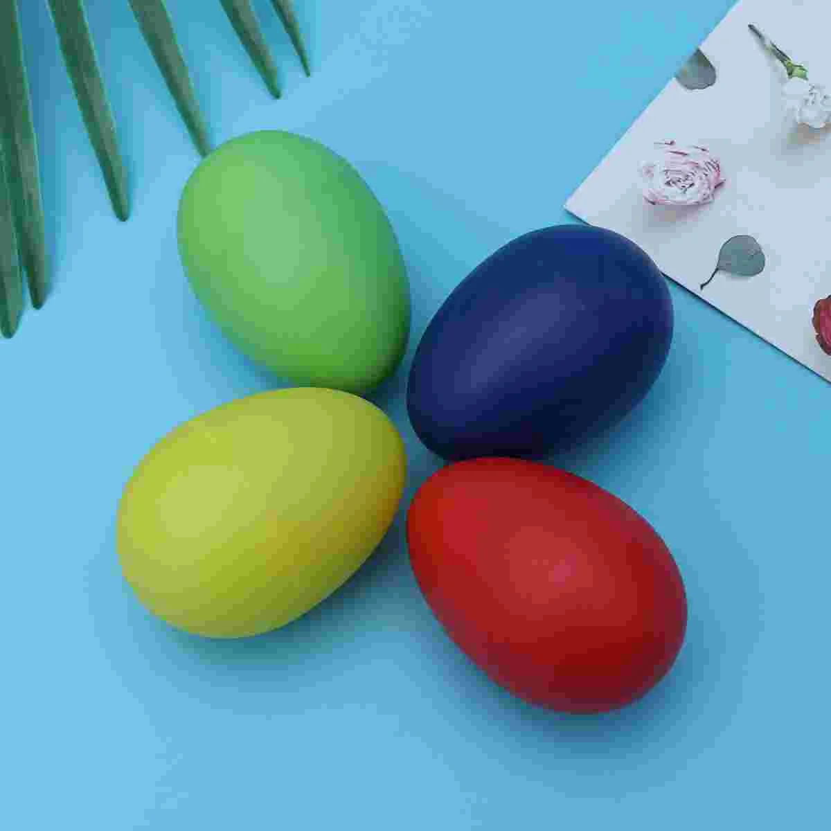

12pcs Funny Plastic Percussion Musical Egg Maracas Egg Shakers Child Kids Toys (Random Color) Egg shakers musical