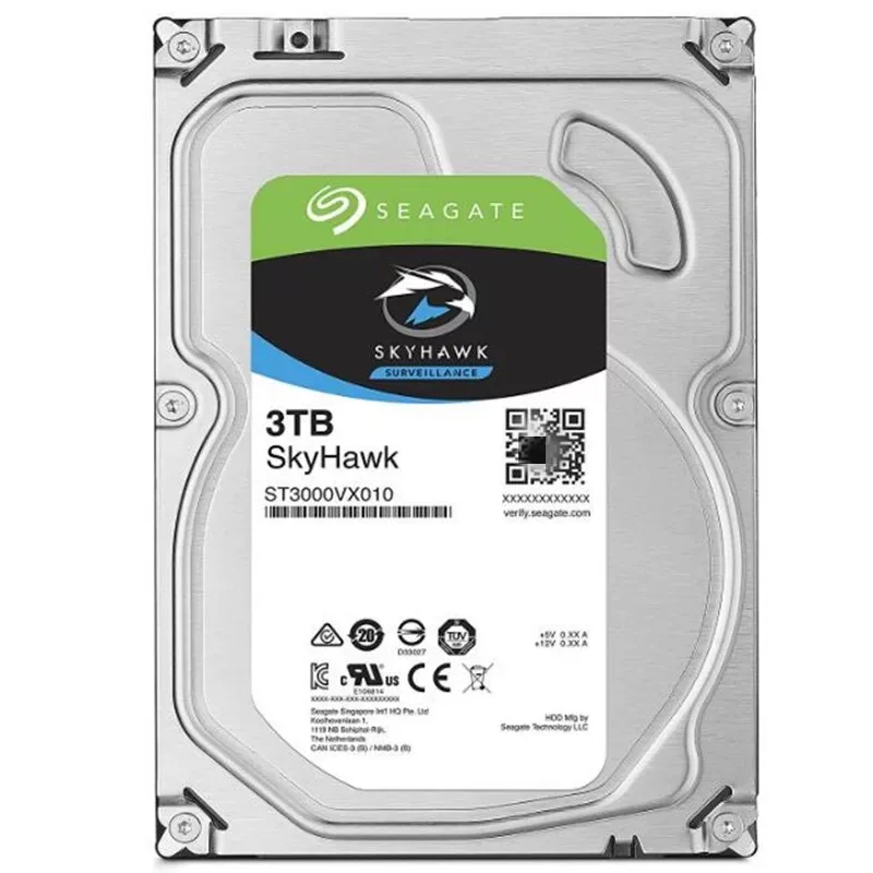 

FOR Seagate Surveillance Skyhawk 3 TB,Internal, 3.5" (ST3000VX010) Hard Drive NEW