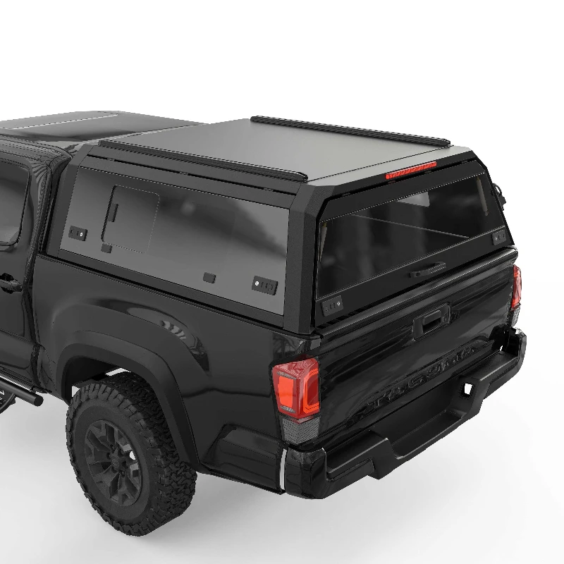 All Weather 4x4 Pickup Truck Canopy Hardtop Aluminum Bed Canopy Topper for Ford F150 Supercrew 6.5ft