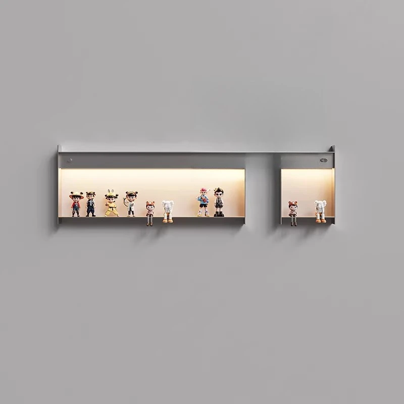 

Mortise and tenon doll display wall lamp stainless steel metal wind modern wall decoration