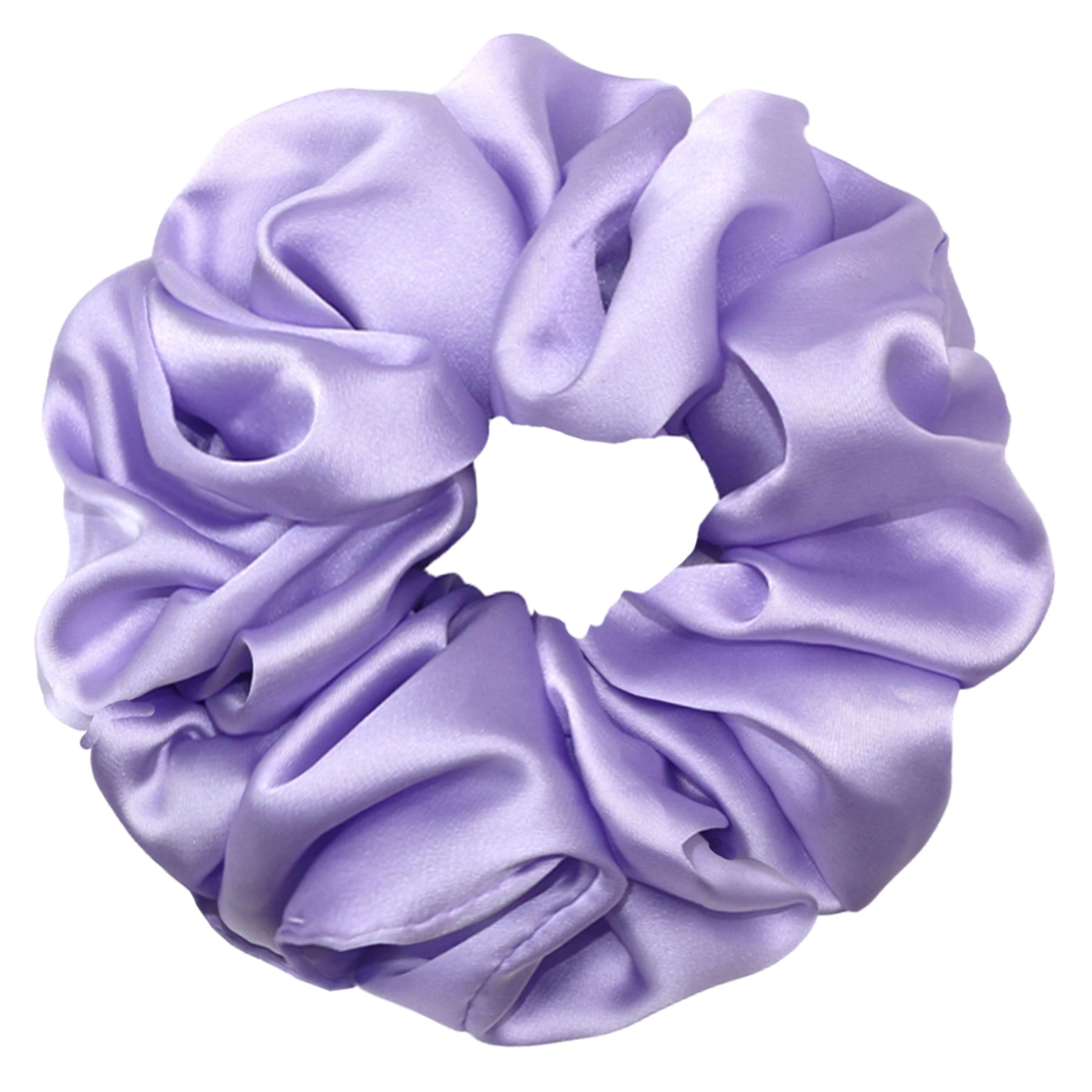 Fashion Oversized Silk Scrunchies for Women Korean Chiffon Elastic Hair Ties Ponytail Holder Headwear Chouchou Cheveux Femme