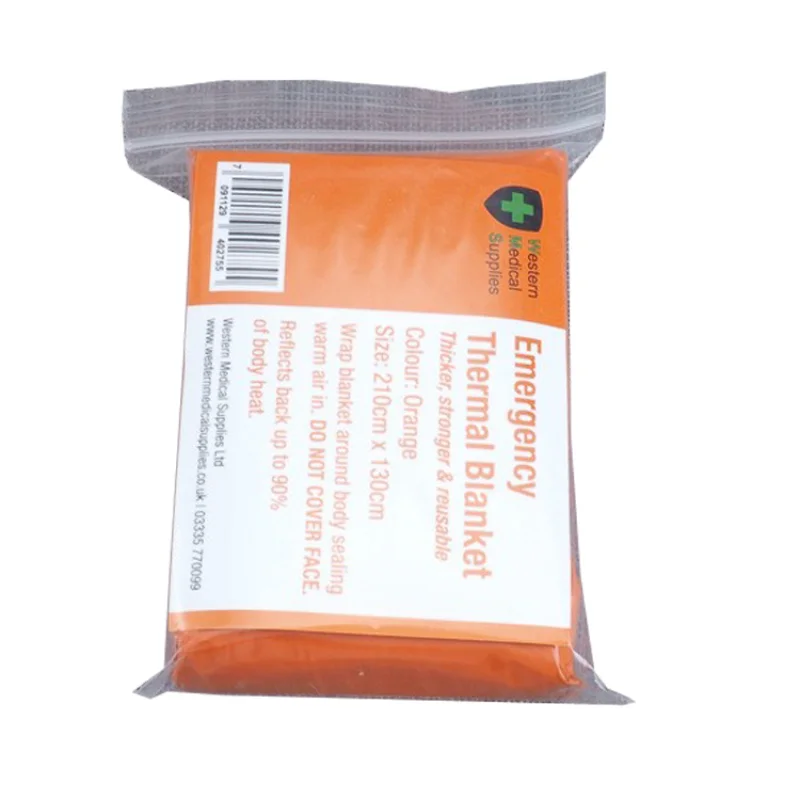 في الهواء الطلق بولي ايثيلين بطانية طوارئ إنقاذ الحياة بطانية المتاح الإشعاع حماية بطانية بقاء بطانية زلزال الإنقاذ