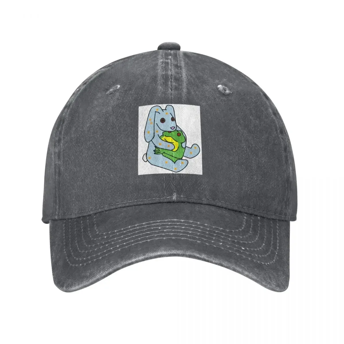 

Bunny And Frog Stuffy Friends Baseball Cap Hat Man Luxury Golf black fishing hat Golf Women Men's