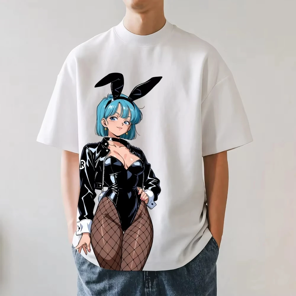 Japanisches Anime Dragon Ball Bulma Bedrucktes T-Shirt Sommer Neu Herren- und Damen-T-Shirt Trendiges Lässiges Y2K Kurzarm-Oberteil 2026 – Detail 6