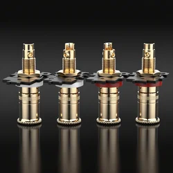 Binding Post with Gold Plated Terminal Connectors Banana Plug Socket for Amplifier Speaker For Hifi Fever Amplifier DIY Sockets