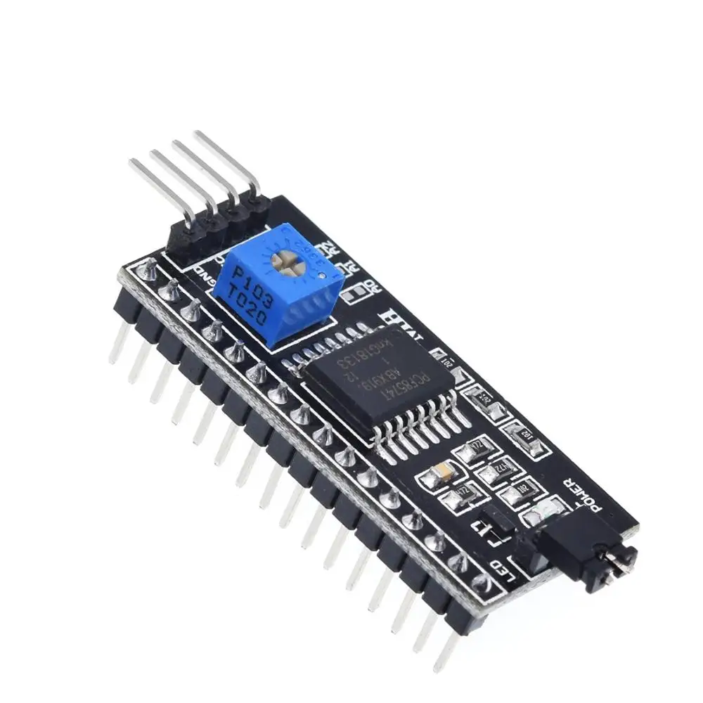 TZT IIC I2C TWI SPI Serial Interface Board Port 1602 2004 LCD LCD1602 Adapter Plate LCD Adapter Converter Module PCF8574 image 2