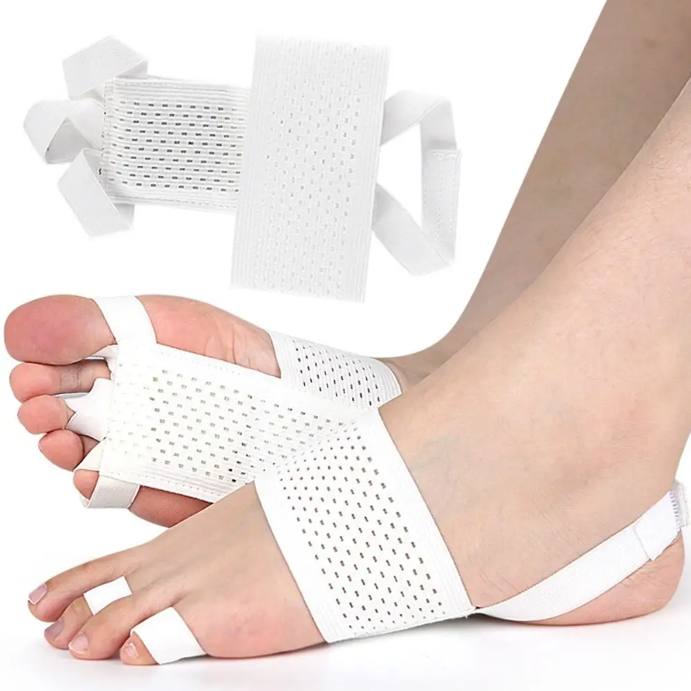 

Foot Care Adjustable Bunion Splint Breathable Elastic Toe Separator Wear-resistance Toe Straightener Hammer Toes
