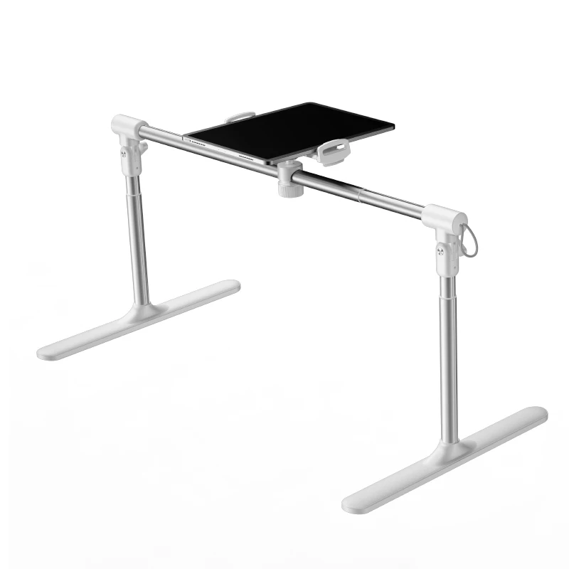 New Portable Desk Phone Tablet Stand Mount Adjustable Foldable Alloy Support 360 Rotating Lazy Bed Stand