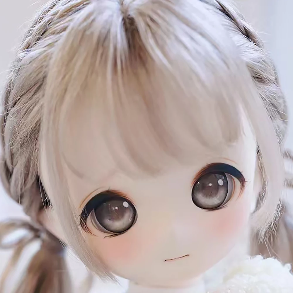 

1/4 BJD Doll Head Anime Resin Material Lovely Girl Doll Anime DIY No Makeup Doll Toys Girl Gift