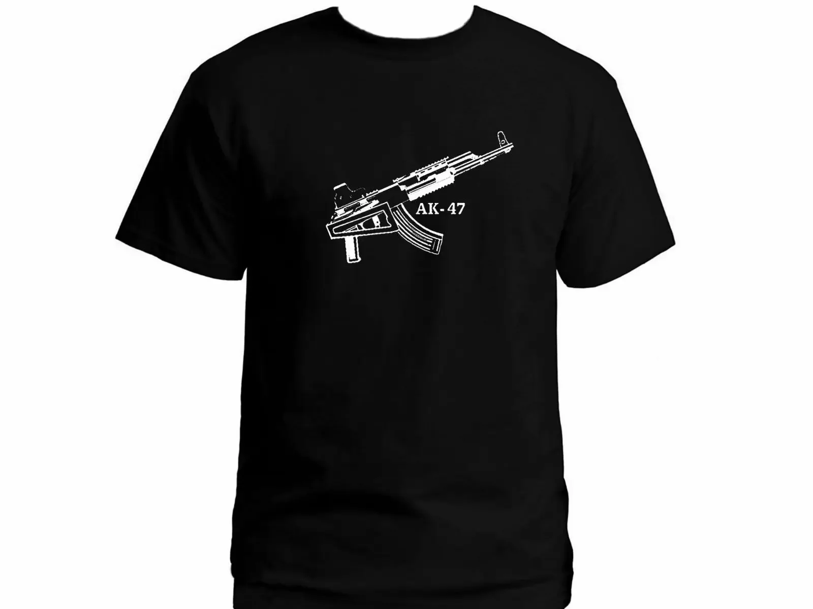 Kalashnikov Ak 47 Ak47 Cccp Russian Gun Machine 100% Cotton New T-Shirt Us Xxl Custom Aldult Teen Unisex Fashion Funny New