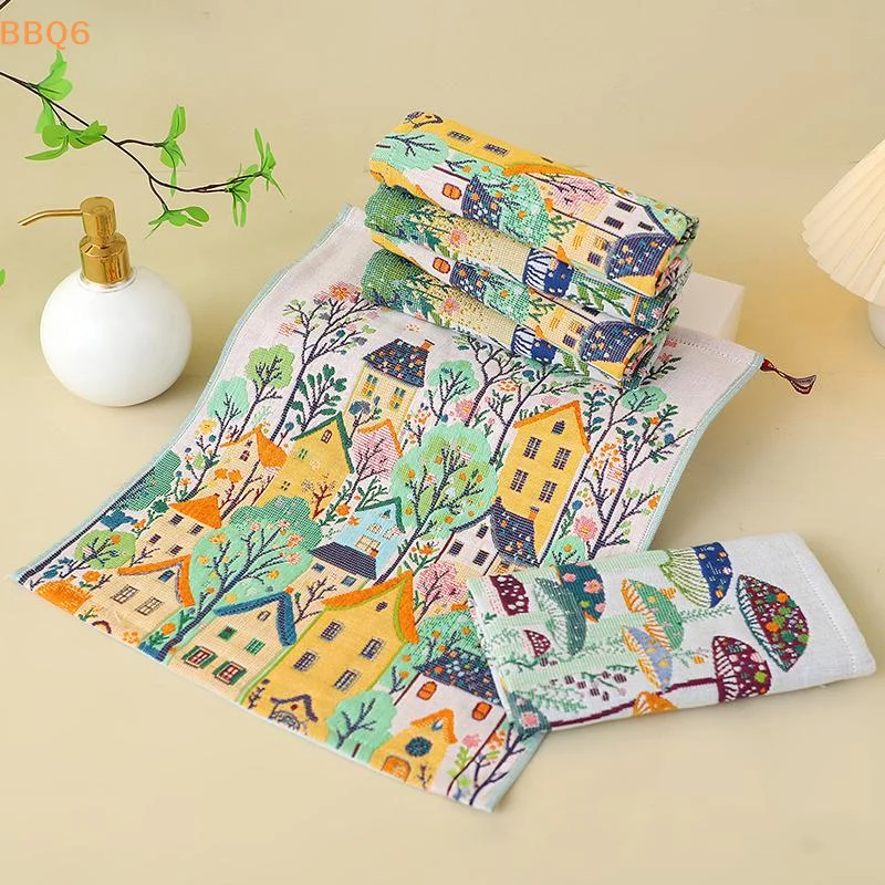 *40*34cm Large Hand Towels Gauze Quick-Dry Dishcloths, Decorative Tea Towels For Kitchen & Bathroom