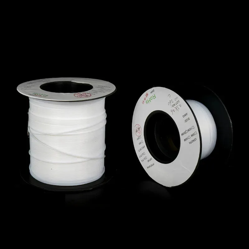 Tubo in PTFE da 5 metri ID 0,3-3,5 mm diametro esterno 0,6-5 mm Tubo flessibile isolato capillare trasparente Tubo rigido Resistenza alla corrosione ad alta temperatura