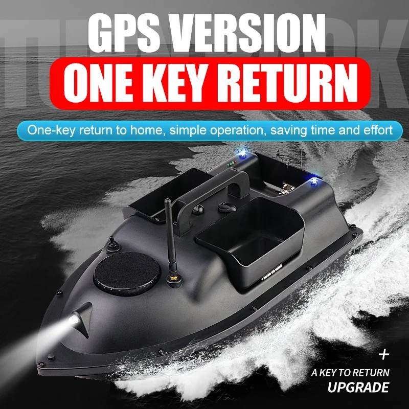 New Arrival Advanced 500M Remote Control Fishing Bait Boat Bait Boat Propeller Rc Salt Bait Boat for Sea