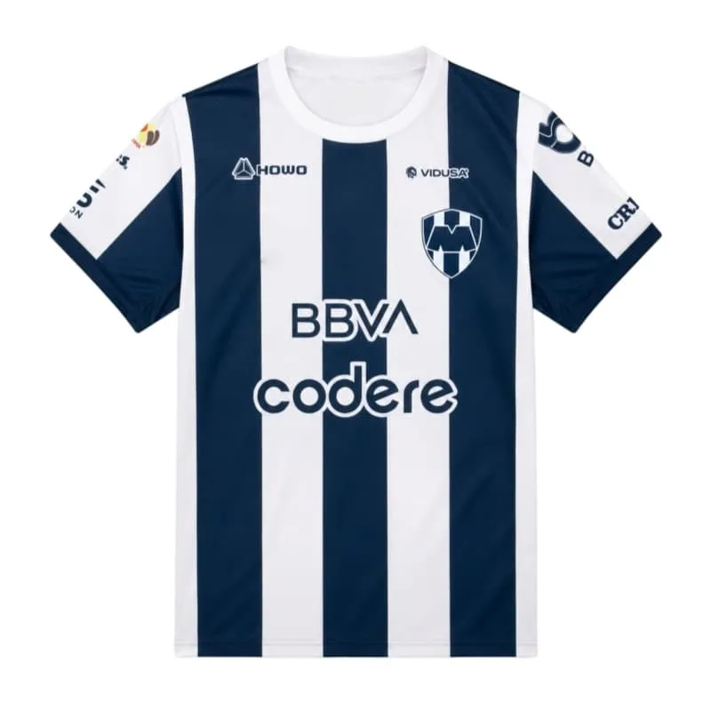 2026 New Monterrey 2026-27 Season Home and Away Jerseys, Breathable Short-Sleeve, Men's and Women's Fan T-Shirts Family Matching