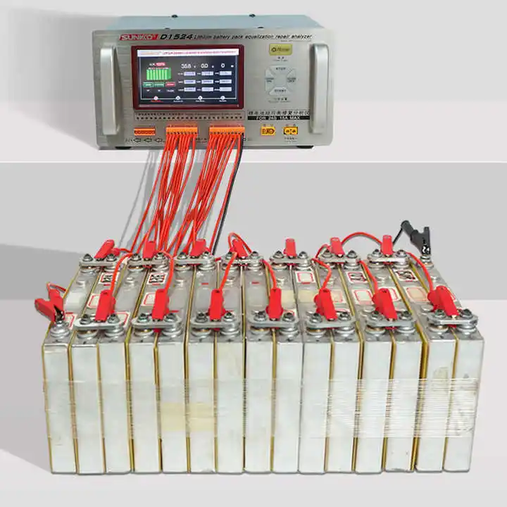 SUNKKO D1524/D1524+ Lithium Battery Equalizer and Analyzer 5-inch Color LCD Touch Screen Support Bluetooth Control