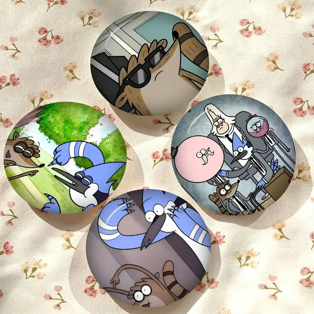 R-Regular S-Shows Pins Cute Anime Girls Brooches Exquisite Tinplate Badge Backpack Decor Jewelry Accessories Gifts