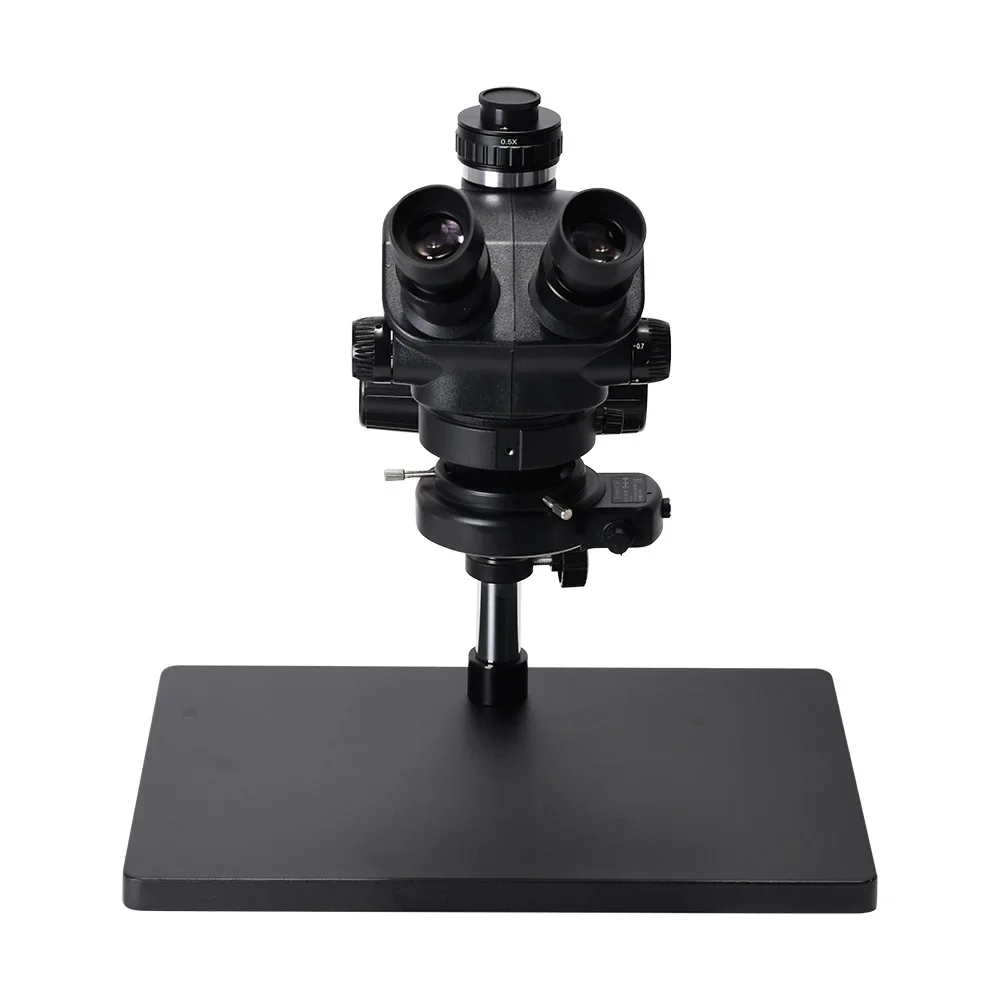 Trinocular stereo microscope mobile phone watch professional maintenance high definition electronic circuit