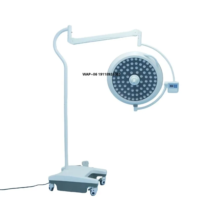 Mobile electric LED shadowless surgical lamp, adjustable color temperature 80 bulbs, high color rendering index 90 CE certified