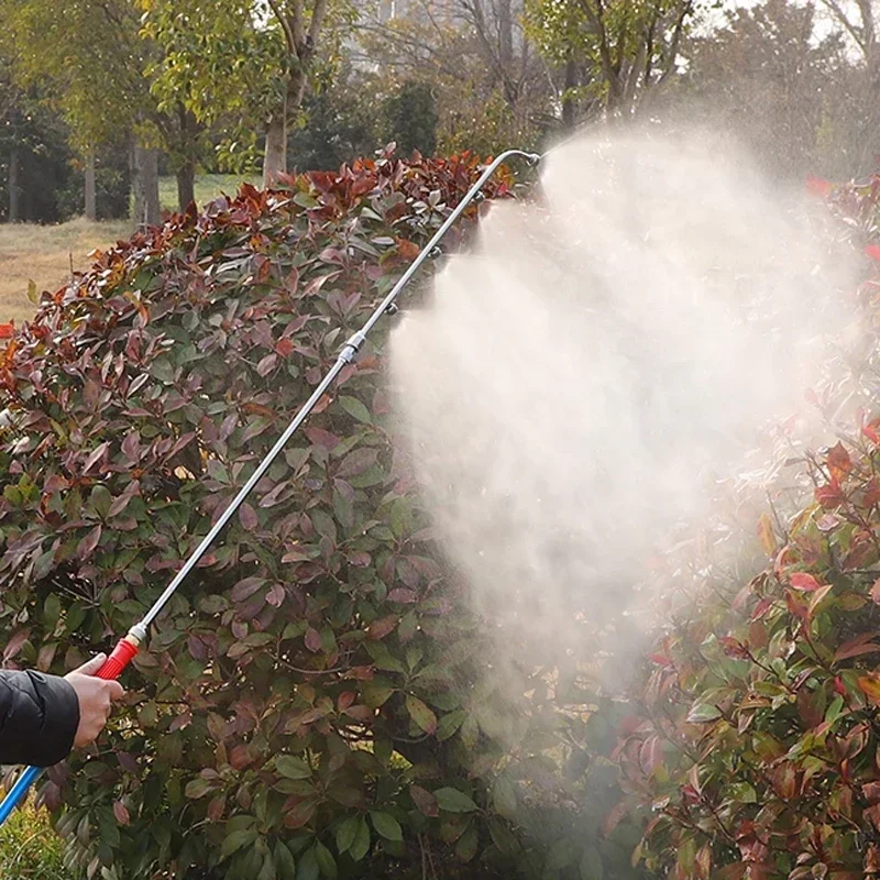 Four-cylinder Pump Agricultural Sprayer, Stirring and Flushing Electric Sprayer, Lithium Battery Backpack Disinfection High-pres