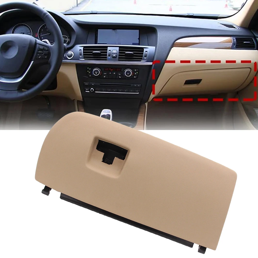 Car Console Glove Box Door Cover Lid For BMW X3 X4 F25 F26 2011 2012 2013 2014 2015 2016 2017 2018 51166839001 51169242087 Beige