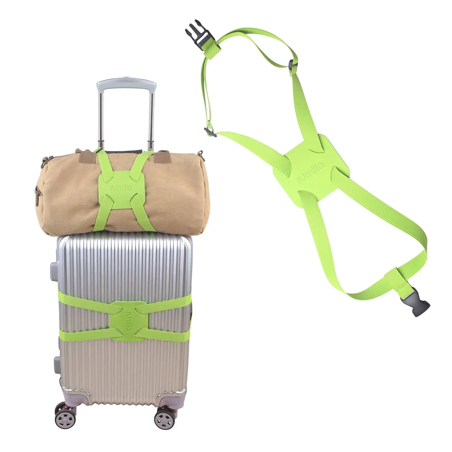 

Новый эластичный ремень для багажа, крепление для чемодана, ремень для ручки ручной клади, фиксирующий ремень для багажа, застежка для багажа