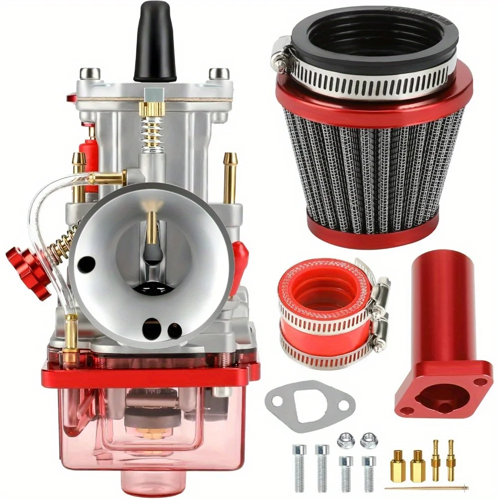 

PWK 24mm Carburetor Kit with Air Filter for Predator 212 224 196 200 Honda GX200 Coleman CT200U Mini Bike Go Kart