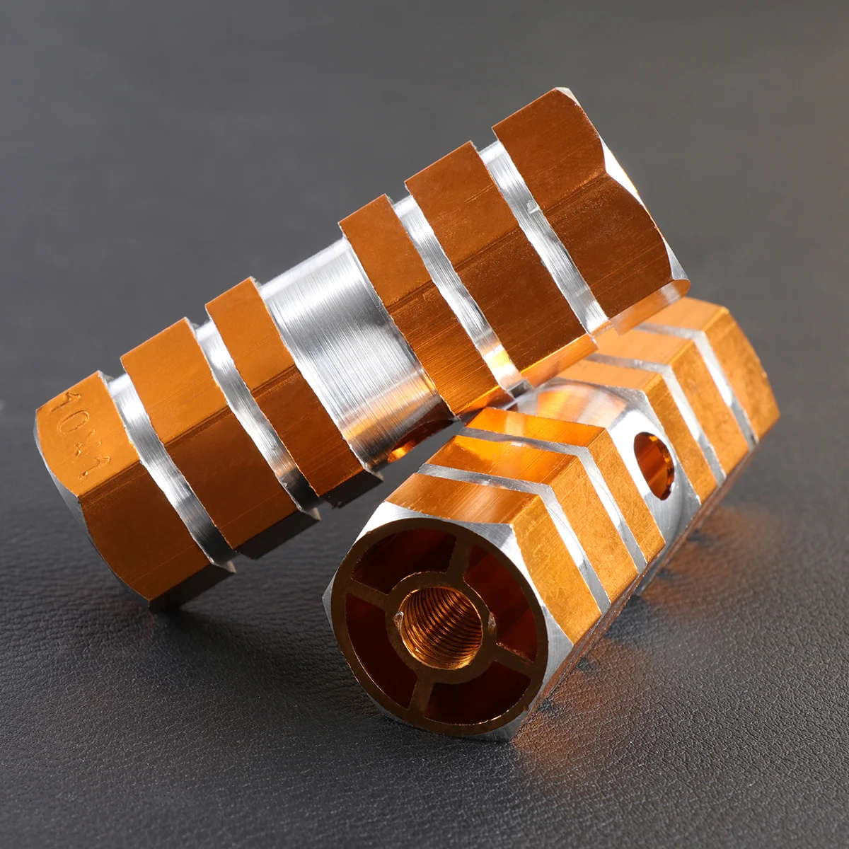 

Aluminum Alloy Footpeg Sturdy Cylinder Pedal For Bike Repairing Long Lasting Mountain Bicycle Accessory Silver Cycling Peg