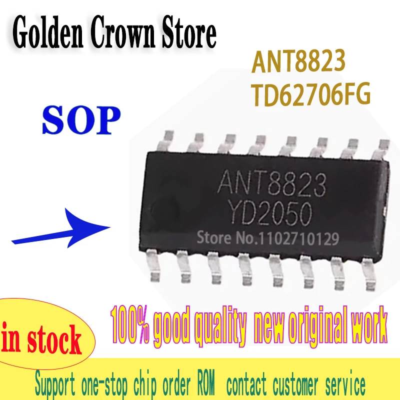 5pcs/lot ANT8823 SOP-16 IC TD62706F TD62706FG TD62706   New and Original In Stock