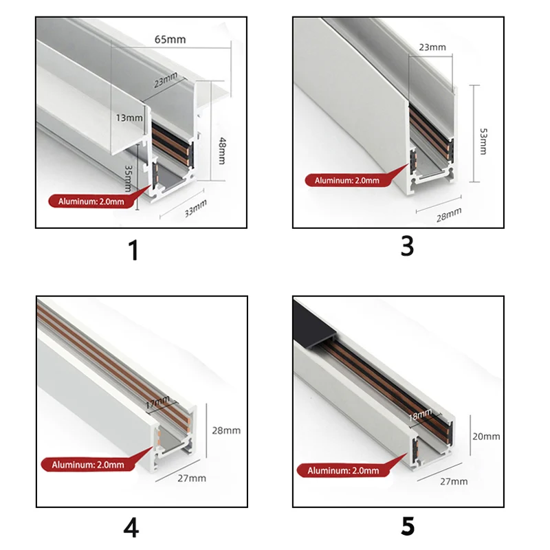 Indoor Lighting White Surface Mounted Magnetic Track Light Hotel Living Room Lamp Anti-Glare Wall Washers Ceil LED Light Lamp