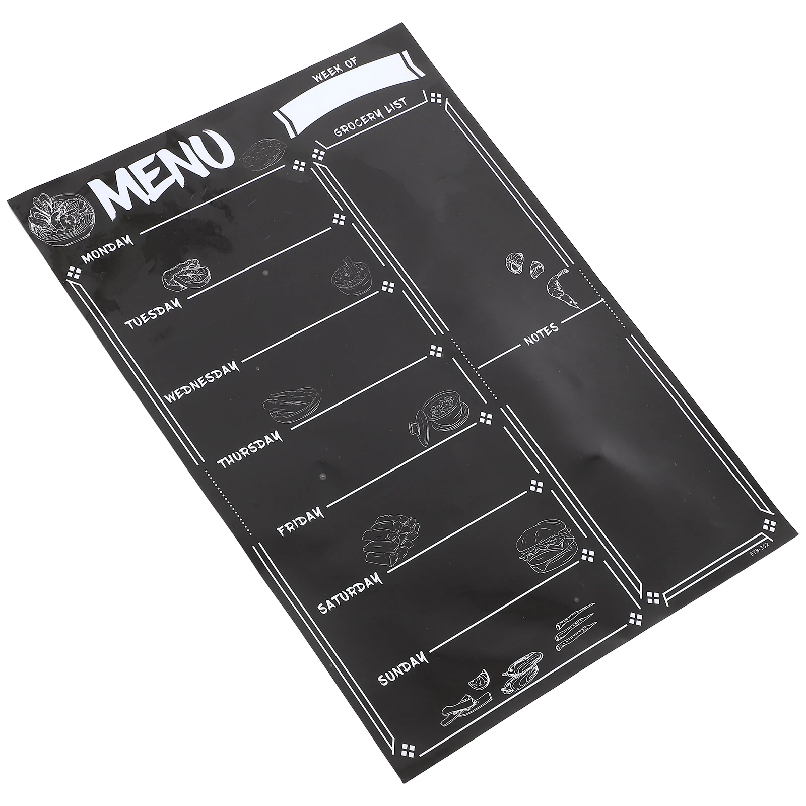 

Kitchen Magnetic Blackboard Dry Erase Board Menu Magnet Refrigerator Sticky Note Home Accessories