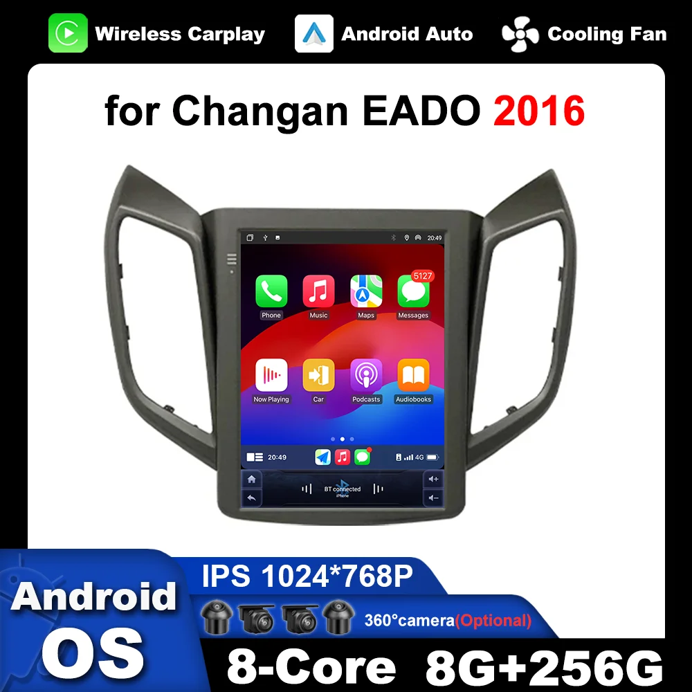 

4G+WiFi DSP Stereo IPS Touch Screen For Changan EADO 2016 GPS Navigation Car Radio Multimedia Player Carplay Android OS 9.7 inch