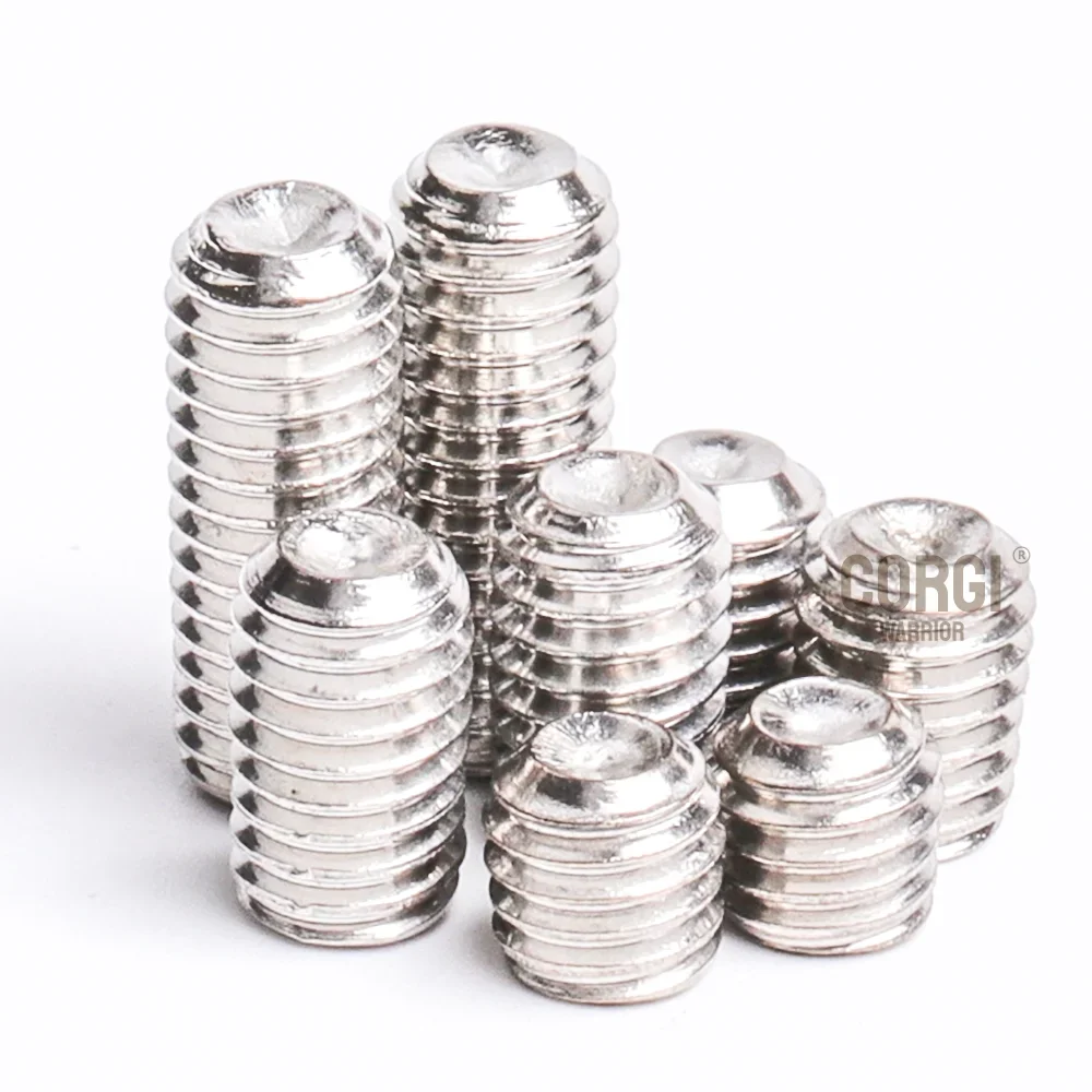 Set Screws Assortment Kit Up to 480 M2.5 M3 M4 M5 M6 M8 304 Stainless Steel Metric Cup Cone Point Hex Socket Head Grub Screws