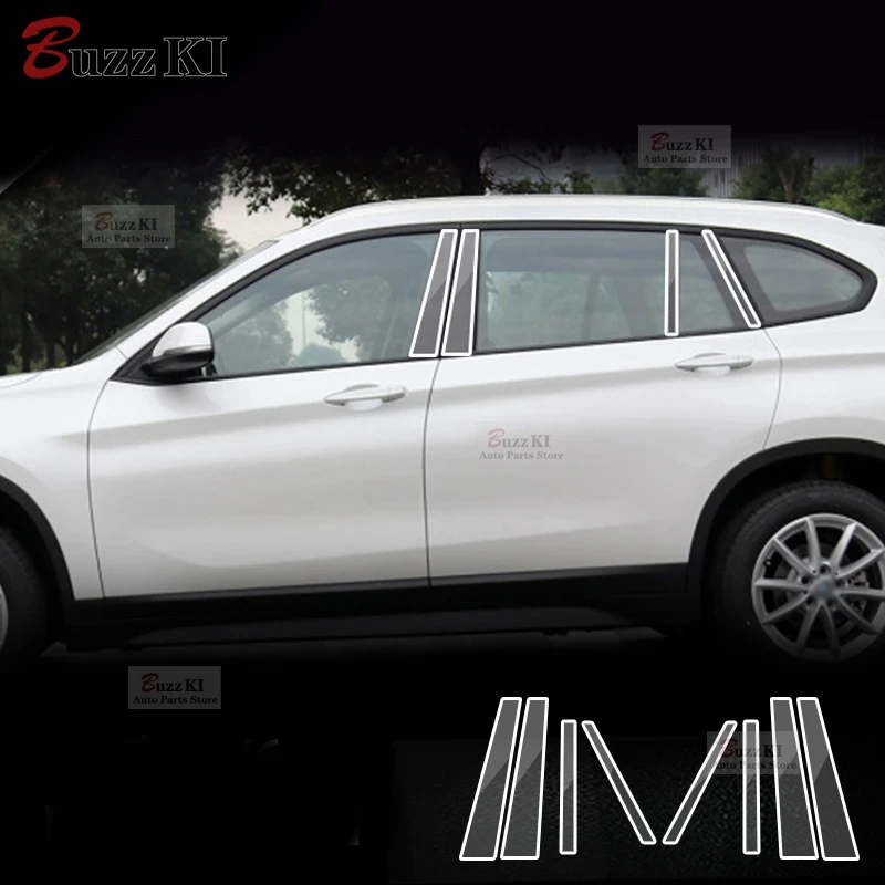

For BMW X6 G06 2020-2023 Car Exterior A/B Window pillar Anti scratch accessories transparent TPU Protection Film Repair sticker