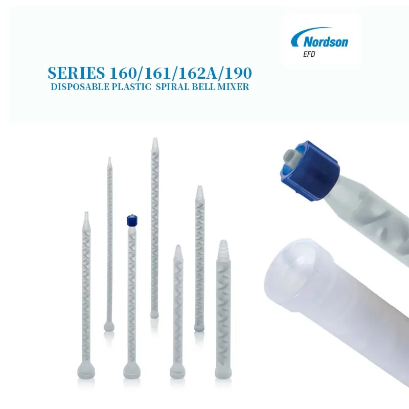 

статический миксер Nordson EFD TAH 160-624, используемый для смешивания двухкомпонентных клеев, 100 шт.