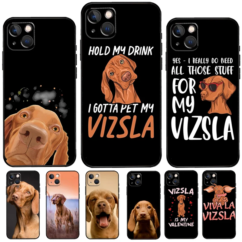 Hungarian Vizsla Dog Case For iPhone 12 13 Pro Max Mini XR XS X Full Cover For iPhone 11 6S 7 8 Plus SE 2020