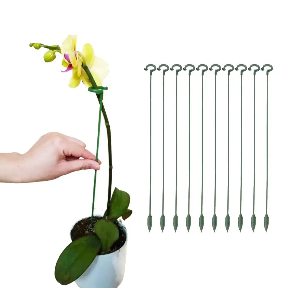 10pcs Potted Plants Support Racks Butterflies Orchid Durable Flower Shaping Fixing Rods Home Decor Plant Pot Vine Climbing Stand