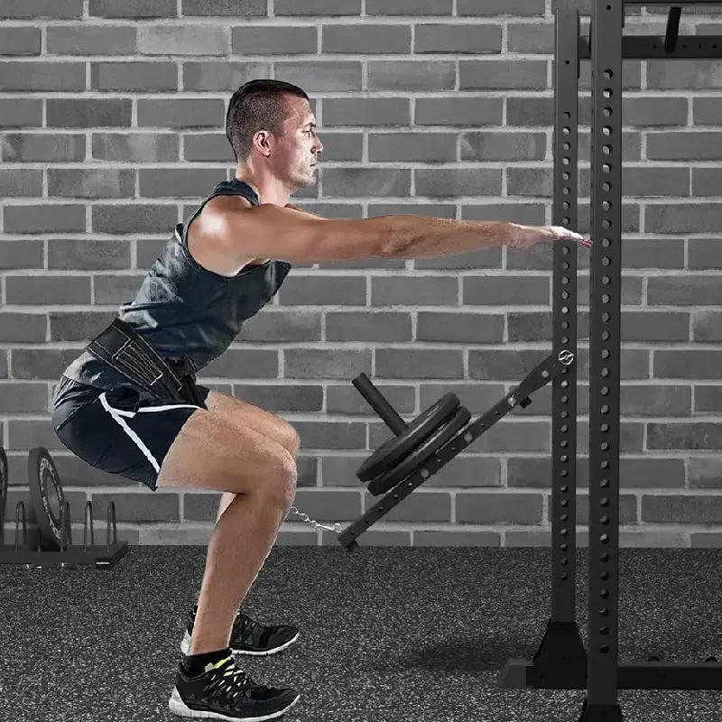 Deep Squat Hip Lifting Holder - Single Arm Operable for Waist & Leg Muscle Training Post