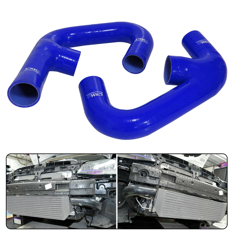 

2Pcs Upgrade Silicone Intercooler Intake Hose Fits For V*W G*olf R G*TI MK7 2.0T 2015-2017