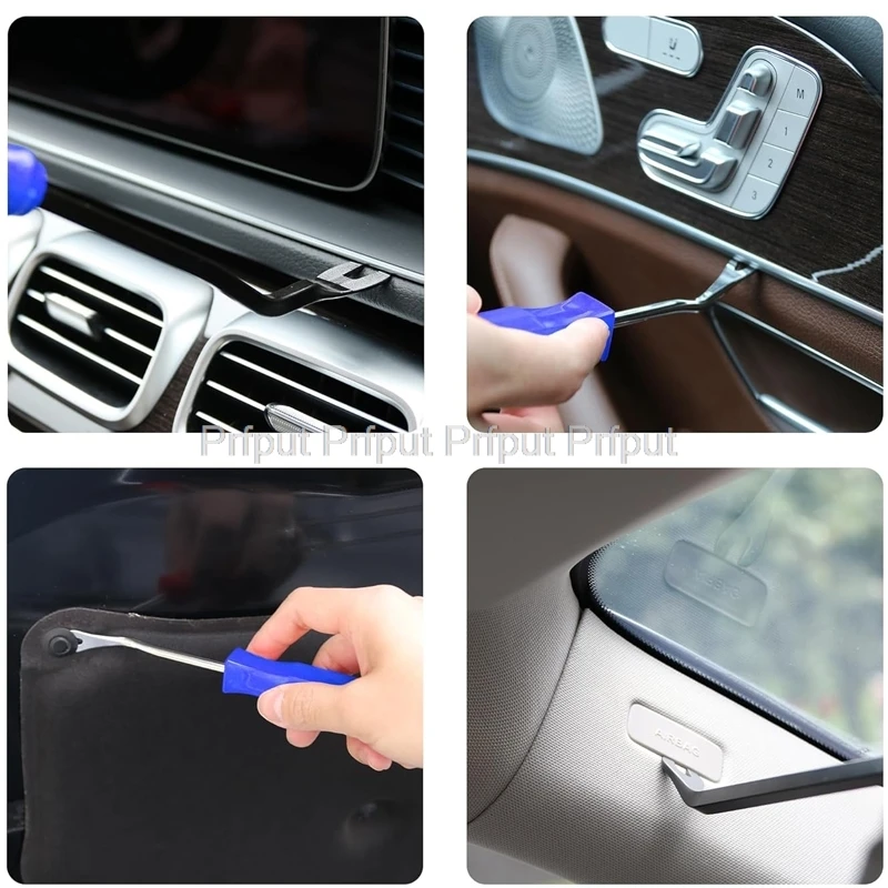 3pcs Auto Fastener Removal Tool Car Door Panel Remover Tool Car Auto Removal Trim Clip Fastener Disassemble Vehicle clips puller view 5