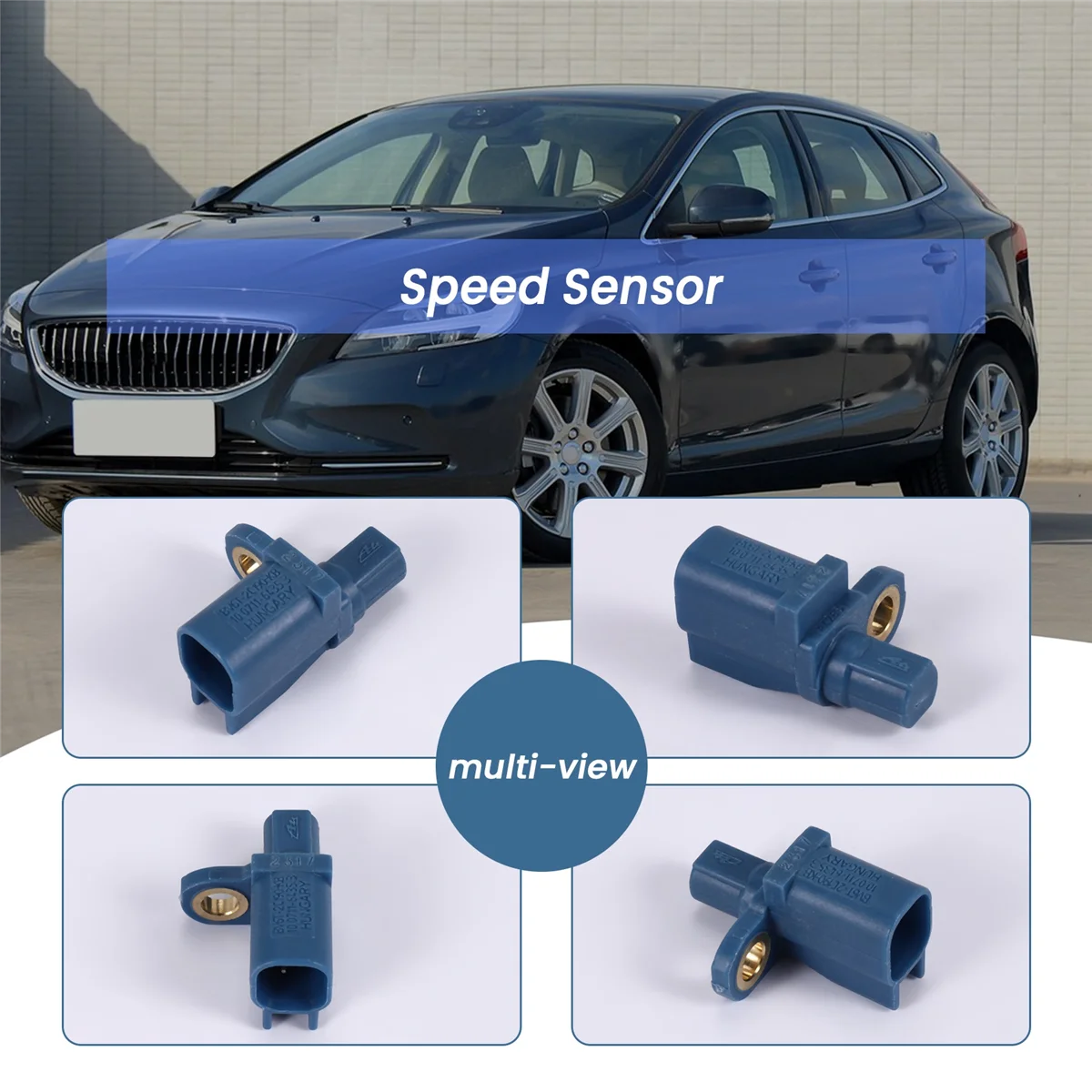 Sensor mobil ABS Unit pengirim kecepatan roda belakang untuk fokus V40 S40 1501675