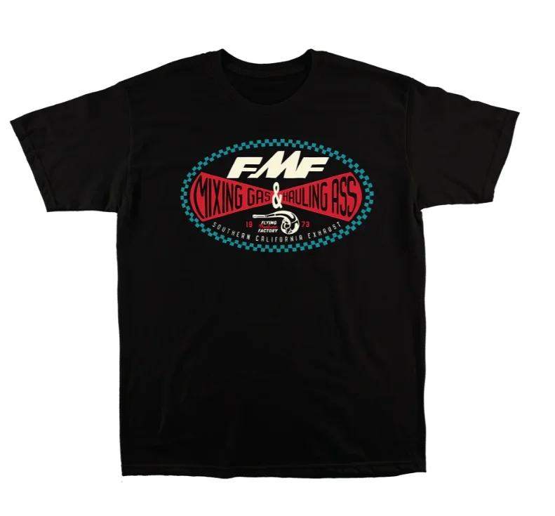 

New Women T-shirt Men's SCREAMING BOYS TEE FMF Racing T-shirt Soft Cotton Vintage Short Sleeve T-shirt Pattern Printing T-shirt