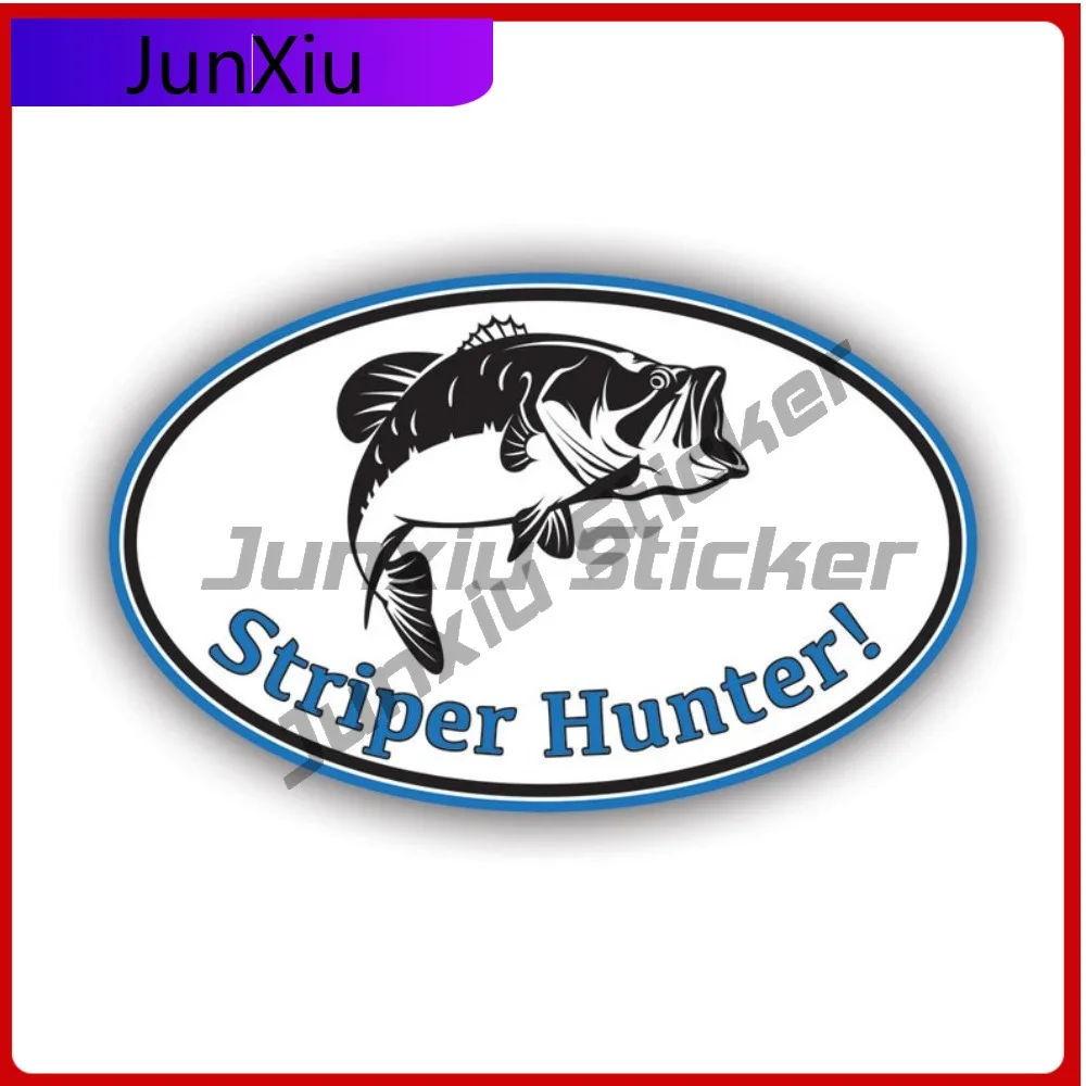 

Oval Striper Hunter Scratch Resistant Fade Resistant Cool For Laptop Motorcycle Bumper Self Adhesive Easy Apply Accessories