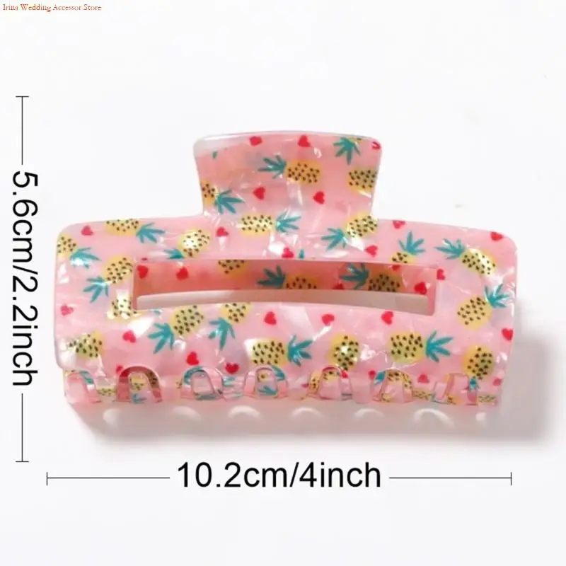 G92D Phụ kiện tóc chanh Trượt quai Jaw Kẹp cho phụ nữ các bữa tiệc mùa xuân