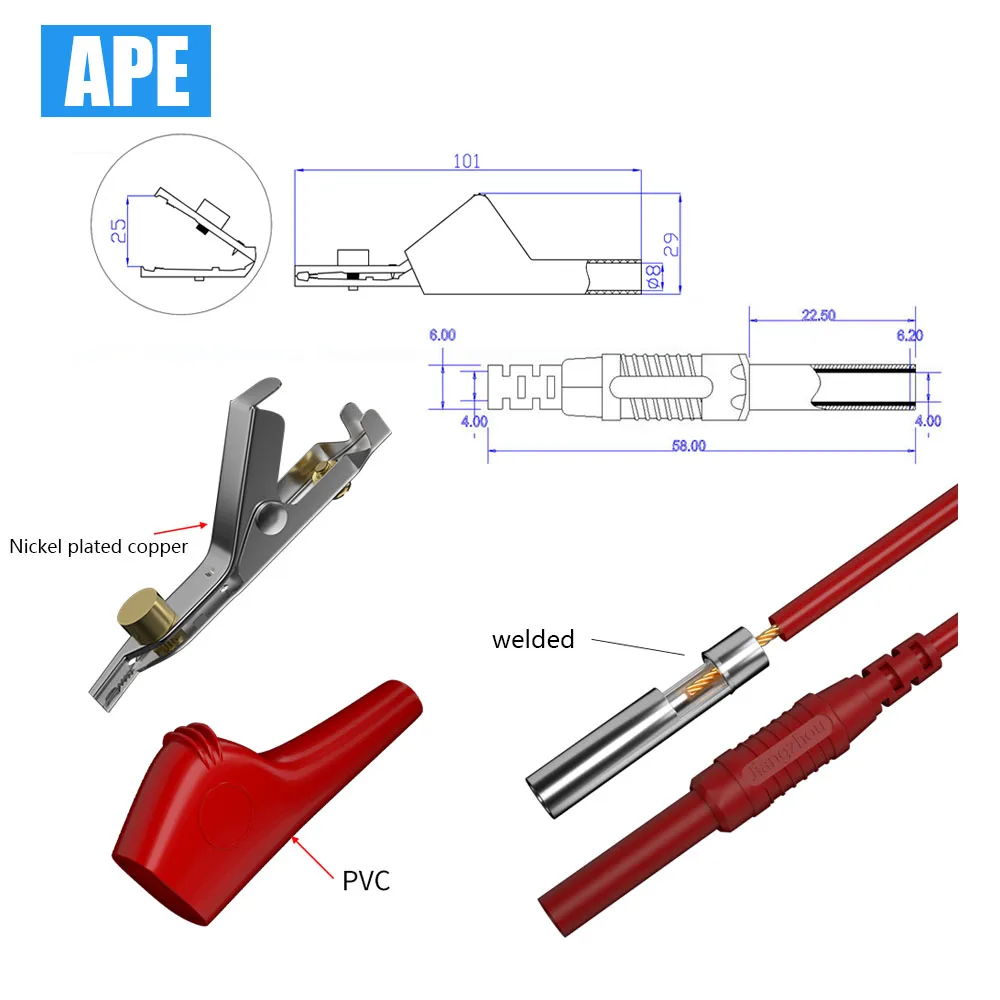 12-in-1 Multimeter Test Probe and Test Lead Kit for Electronic Specialties Automotive| Heavy Duty Puncture Probe Wire-Piercing T