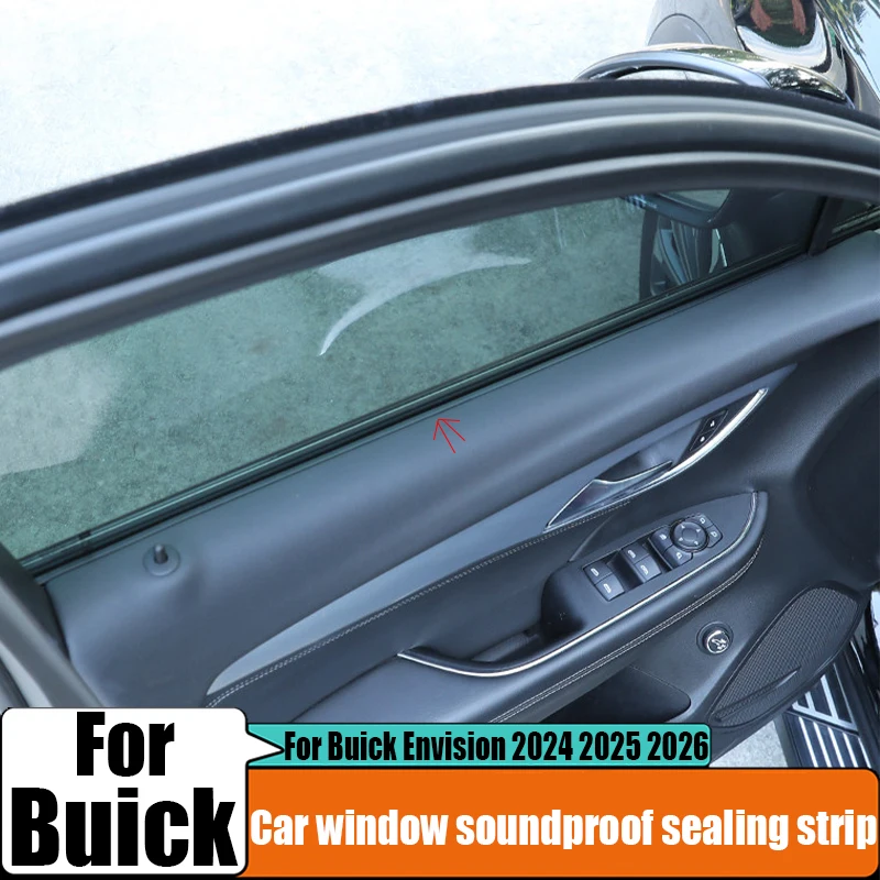 Car window sealing strip noise reduction and dust prevention car interior modification product For Buick Envision 2024 2025 2026