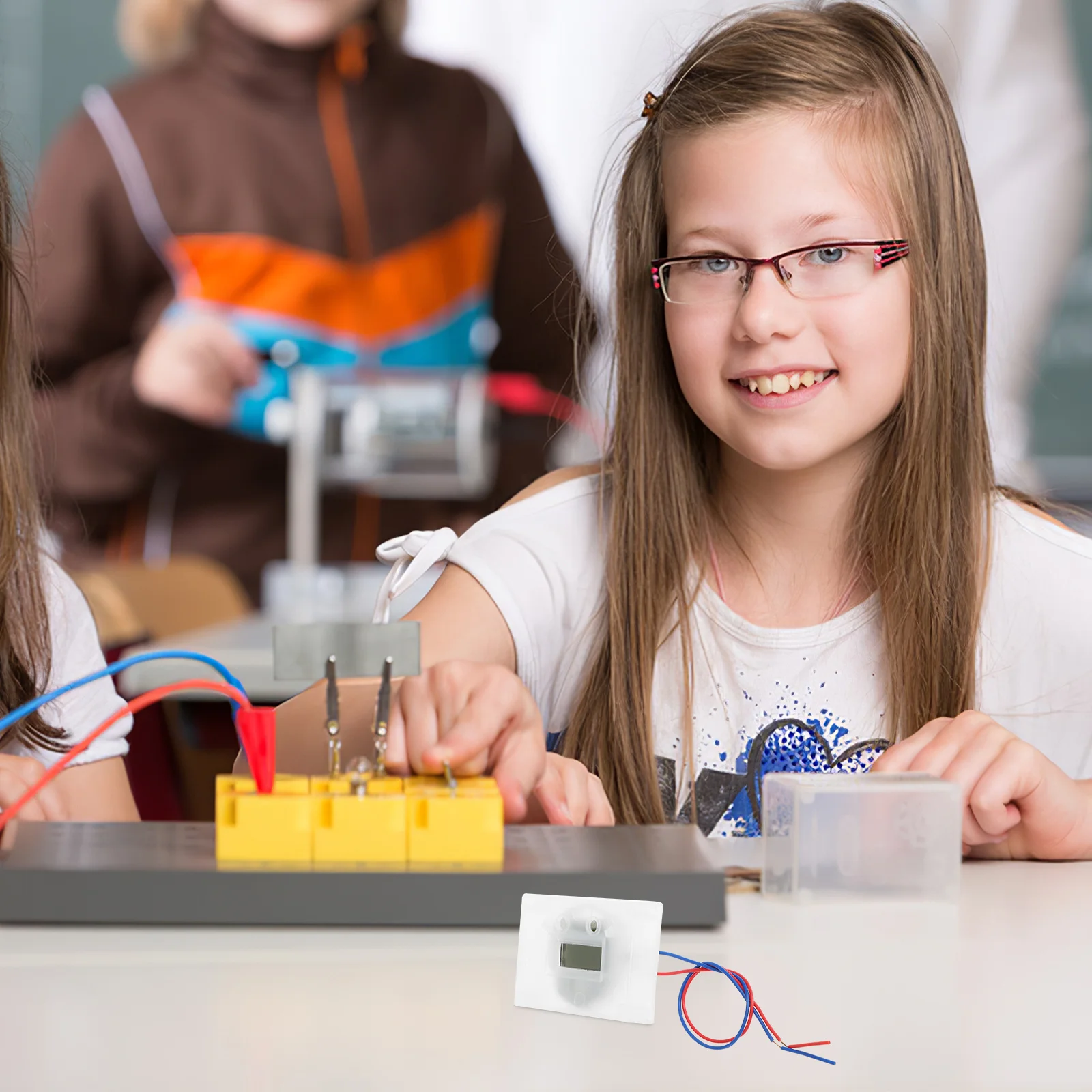 Fruitset Kinderen Experiment Elektrisch circuit Maken Aardappelklok Elektriciteit Wetenschap Batterijen